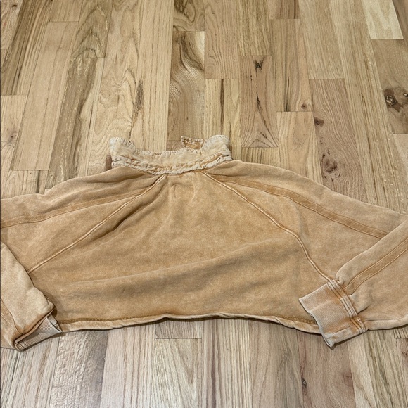 Free People Tan Cropped Sweater - Picture 3 of 3